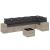 Set canapele de grădină cu perne, 7piese gri deschis poliratan GartenMobel Dekor