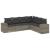 Set canapele de grădină cu perne, 6 piese gri deschis poliratan GartenMobel Dekor