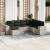 Set canapele de grădină cu perne, 7piese gri deschis poliratan GartenMobel Dekor