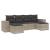 Set canapele de grădină cu perne, 6 piese gri deschis poliratan GartenMobel Dekor