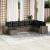 Set canapele de grădină cu perne, 8 piese, gri, poliratan GartenMobel Dekor