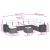 Set canapele de grădină, 9 piese, cu perne, gri, poliratan GartenMobel Dekor