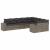 Set canapele de grădină, 9 piese, cu perne, gri, poliratan GartenMobel Dekor