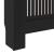 Mască pentru calorifer, negru, 205 cm, MDF GartenMobel Dekor