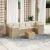 Set canapele de grădină, 8 piese, cu perne, bej, poliratan GartenMobel Dekor