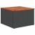 Set mobilier de grădină cu perne, 5 piese, negru, poliratan GartenMobel Dekor
