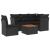 Set mobilier de grădină cu perne, 6 piese, negru, poliratan GartenMobel Dekor