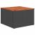 Set canapele de grădină cu perne, 10 piese, negru, poliratan GartenMobel Dekor