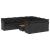 Set canapele de grădină cu perne, 11 piese, negru, poliratan GartenMobel Dekor