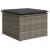 Set canapea de grădină cu perne, 12 piese, gri, poliratan GartenMobel Dekor