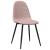 Scaune de bucătărie, 2 buc., roz, catifea GartenMobel Dekor