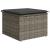 Set canapele de grădină cu perne, 11 piese, gri, poliratan GartenMobel Dekor