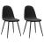 Scaune de bucătărie, 2 buc., negru, catifea GartenMobel Dekor