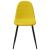 Scaune de bucătărie, 2 buc., galben muștar, catifea GartenMobel Dekor