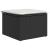 Set mobilier de grădină cu perne, 8 piese, negru, poliratan GartenMobel Dekor