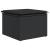 Set mobilier de grădină cu perne, 8 piese, negru, poliratan GartenMobel Dekor