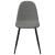 Scaune de bucătărie, 4 buc., gri deschis, catifea GartenMobel Dekor