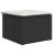 Set mobilier de grădină cu perne, 8 piese, negru, poliratan GartenMobel Dekor