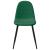 Scaune de bucătărie, 4 buc., verde închis, catifea GartenMobel Dekor