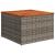 Set mobilier de grădină cu perne, 14 piese, gri, poliratan GartenMobel Dekor