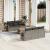 Set canapele de grădină, 7 piese, cu perne, gri, poliratan GartenMobel Dekor