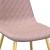 Scaune de bucătărie, 4 buc., roz, catifea GartenMobel Dekor