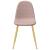 Scaune de bucătărie, 4 buc., roz, catifea GartenMobel Dekor
