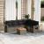 Set canapele de grădină, 7 piese, cu perne, gri, poliratan GartenMobel Dekor