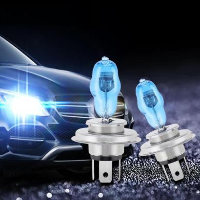 Set 2 becuri halogen H4 - P43 "HOD HI-POWER", putere 90/100W, lumina alba 5000K, 12V, imitatie xenon, cu mufe ceramice FAVLine Selection