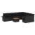 Set canapele de grădină cu perne, 10 piese, negru, poliratan GartenMobel Dekor