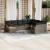 Set mobilier de grădină cu perne, 10 piese, gri, poliratan GartenMobel Dekor