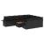 Set canapele de grădină cu perne, 11 piese, negru, poliratan GartenMobel Dekor