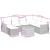 Set mobilier de grădină cu perne, 8 piese, negru, poliratan GartenMobel Dekor