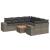 Set canapele de grădină, 9 piese, cu perne, gri, poliratan GartenMobel Dekor