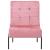 Scaun de relaxare, roz, 65x79x87 cm, catifea GartenMobel Dekor