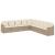 Set canapele de grădină, 9 piese, cu perne, bej, poliratan GartenMobel Dekor