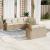 Set canapele de grădină, 7 piese, cu perne, bej, poliratan GartenMobel Dekor