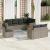 Set canapele de grădină cu perne, 8 piese, gri, poliratan GartenMobel Dekor