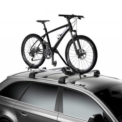 Suport auto pentru transport bicicleta in pozitie verticala, montaj rapid pe barele transversale, capacitate 15kg FAVLine Selection