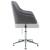 Scaune de bucătărie pivotante, 4 buc., gri deschis, textil GartenMobel Dekor