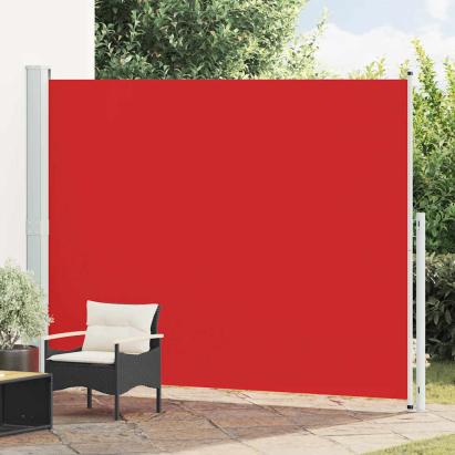 Copertină laterală retractabilă terasă, roșu, 220x300 cm GartenMobel Dekor