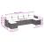 Set canapele de grădină cu perne, 7 piese, negru, poliratan GartenMobel Dekor