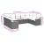 Set canapele de grădină, 9 piese, cu perne, gri, poliratan GartenMobel Dekor