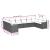 Set canapele de grădină cu perne, 10 piese, negru, poliratan GartenMobel Dekor