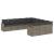 Set canapele de grădină cu perne, 11 piese, gri, poliratan GartenMobel Dekor