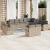 Set canapele de grădină, 13 piese, cu perne, bej, poliratan GartenMobel Dekor