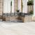 Set canapele de grădină cu perne, 11 piese, bej, poliratan GartenMobel Dekor