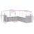 Set mobilier de grădină cu perne, 5 piese, negru, poliratan GartenMobel Dekor