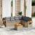 Set canapele de grădină, 7 piese, cu perne, bej, poliratan GartenMobel Dekor