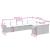 Set canapele de grădină, 9 piese, cu perne, bej, poliratan GartenMobel Dekor